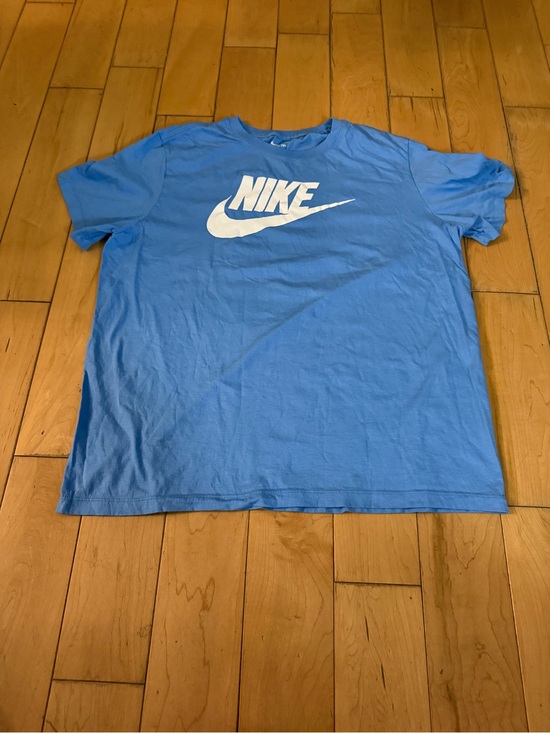 Nike Other - Nike Light Blue Short-Sleeve Tee with White Swoosh